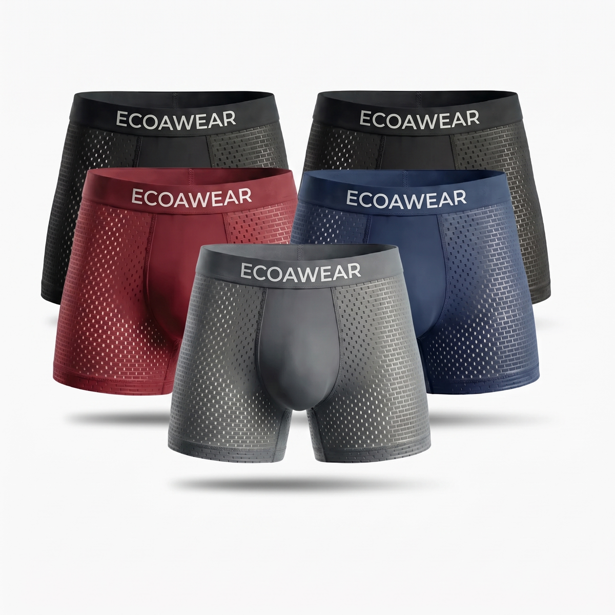 Bamboo boxer briefs, five colours